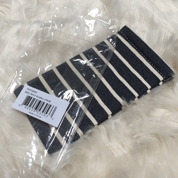 ☀️NWT Toms Navy Riveria Stripe Sunglasses Case - Picture 3 of 3